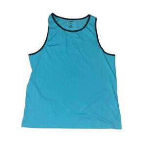 Sonoma Mens Blue Tank Top XL Sleeveless Summer Shirt Cotton/Poly Blend
